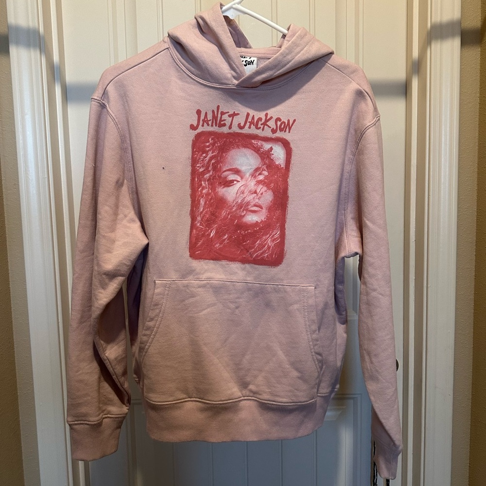 Men’s 2-Tone Pink Janet Jackson Hoodie